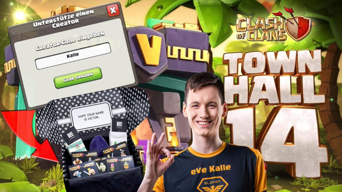 🔥SC Merch Box Giveaway + 2 GP's🔥

🔴I am live in 5mins on twitch.tv/evekalle with upgrading my Th14!

⚠️To enter giveaway:
➡️Follow me
➡️Like
➡️Retweet

3 Winners will be picked live on stream on sunday evening! 🥳 

And dont forget to use a creator code for purchases 🙌