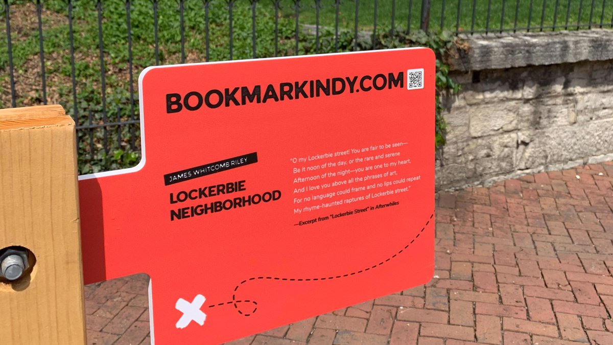 INHumanities's tweet photo. You can explore #BookmarkIndy through videos, 360-degree photos, visual + performing art and more on https://t.co/NneoR5YPhs or take a trip and find the markers. There is also information on riding @IndyGo to each of the locations. See all the sites here: https://t.co/Vh6gShvCPE https://t.co/k5MrNt2TOE