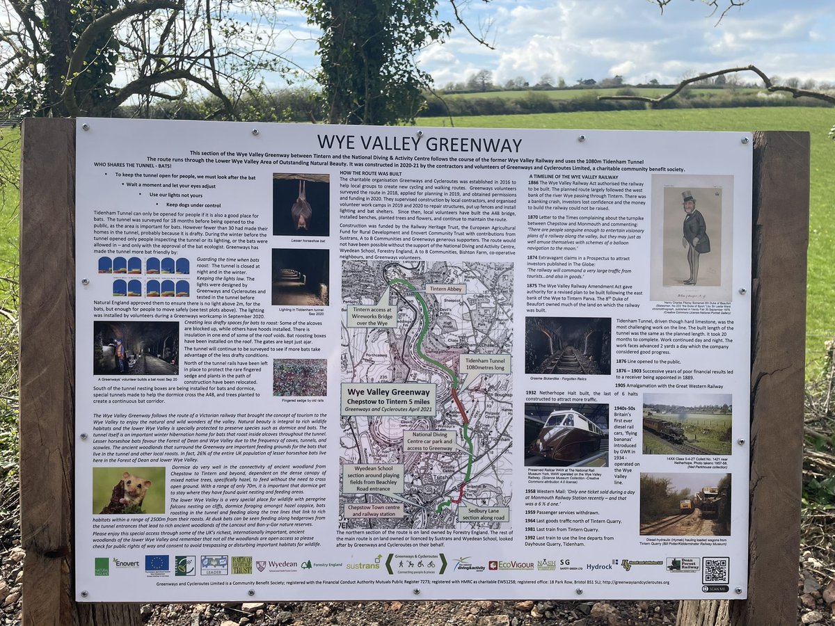 Amazing walk along our new Wye Valley Greenway path. So pleased our school could support this superb initiative to improve access to our wonderful countryside. Great to recharge the batteries and feed the soul. <a href="/sustrans/">i</a> #wyevalley #cycling #greatoutdoors #tintern #sedbury