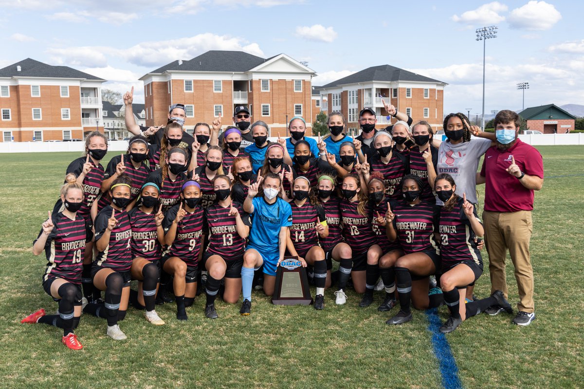 BridgewaterNews's tweet photo. For the first time in program history, the BC women's soccer team won the ODAC championship. In a thrilling match Sunday that remained scoreless for 110 minutes, the Eagles were a perfect 4-for-4 on penalty kicks. Congratulations to our women's soccer champions! https://t.co/qWAwwmcXj2