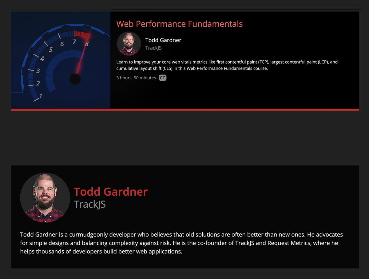 HarmanManchanda's tweet image. Just completed
👉 "Web Performance Fundamentals"
by @toddhgardner at @FrontendMasters!
FWIW, this is my 28th course at #FrontendMasters 🙌😎
👉 Collection: bit.ly/harry-frontend…🏆
#JavaScript #100DaysOfCode #MenWhoCode #WomenWhoCode #Code #Coding #learning #webdevelopment