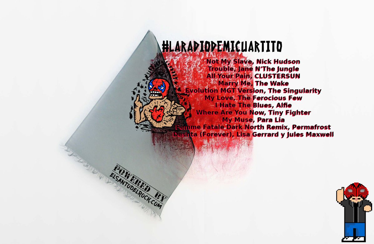 #LaRadioDeMiCuartito Ep 2 T2 120421
<a href="/TheAcademyofSun/">Nick Hudson</a> <a href="/JaneNTheJungle/">Jane N' The Jungle</a> <a href="/CLUSTERSUN/">CLUSTERSUN</a> @TheWake_Band <a href="/TheSingularityM/">Julian Shah-Tayler aka The Singularity</a> <a href="/theferociousfew/">The Ferocious Few</a> #Alfie <a href="/TinyFighterz/">Tiny Fighter</a> <a href="/para_lia_band/">Para Lia</a> #Permafrost <a href="/Lisa_Gerrard/">Lisa Gerrard</a> <a href="/julesmaxmusic/">Jules Maxwell</a> 

¿Te lo perdiste?, checa la retransmisión

x.com/i/broadcasts/1…