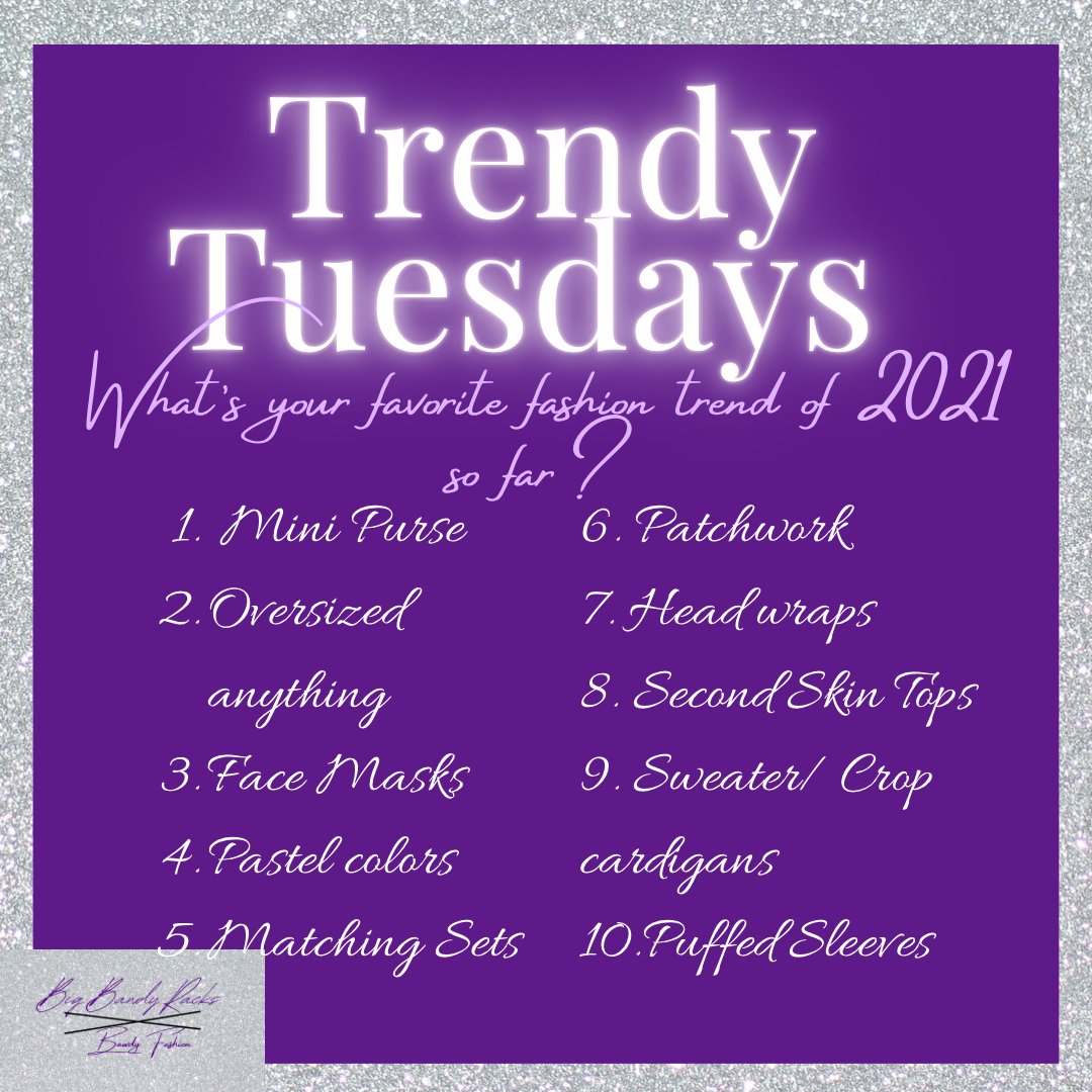 We are only 4 months into 2021 & BABYYYY the trends are trendinggggg!! 🙌🏾🙌🏾

What’s your favorite fashion trend of 2021 so far❓

Comment below & let us know what your fave is🥰

#bawdybae #bigbawdyracks #plusissexy #curvygirl #goldenconfidence #trendy #curvez #trends