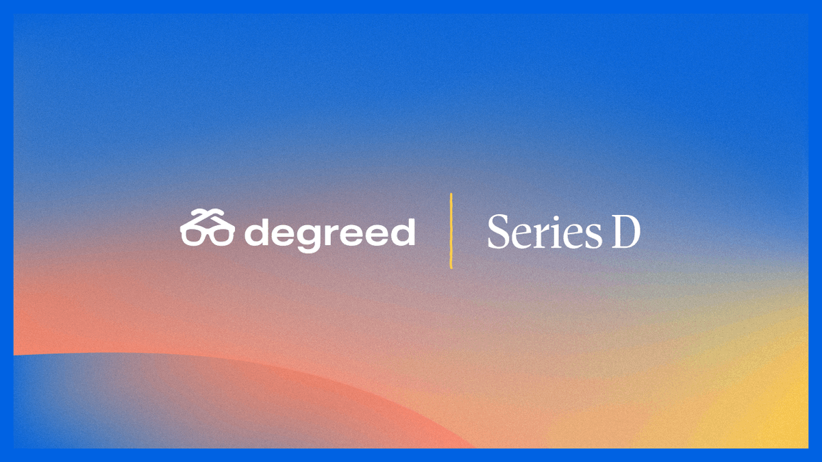 degreed's tweet image. Skill recognizes skill. We’re excited to announce a fresh $153 million in Series D funding to help us solidify Degreed as the most innovative upskilling platform. Thank you to our clients, existing investors, and new investors for the incredible support. bit.ly/3a7zT4Z
