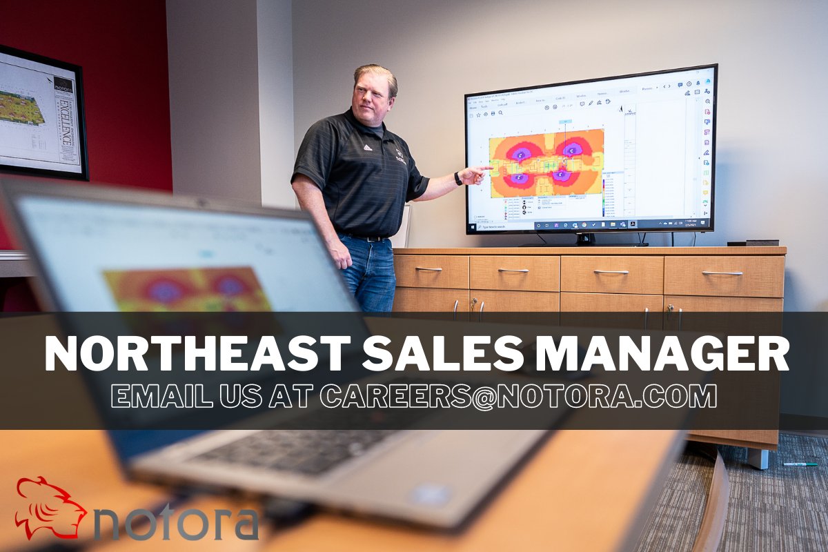 Northeast Sales Manager Wanted!

Visit our website or email us for more information!

notora.com/careers