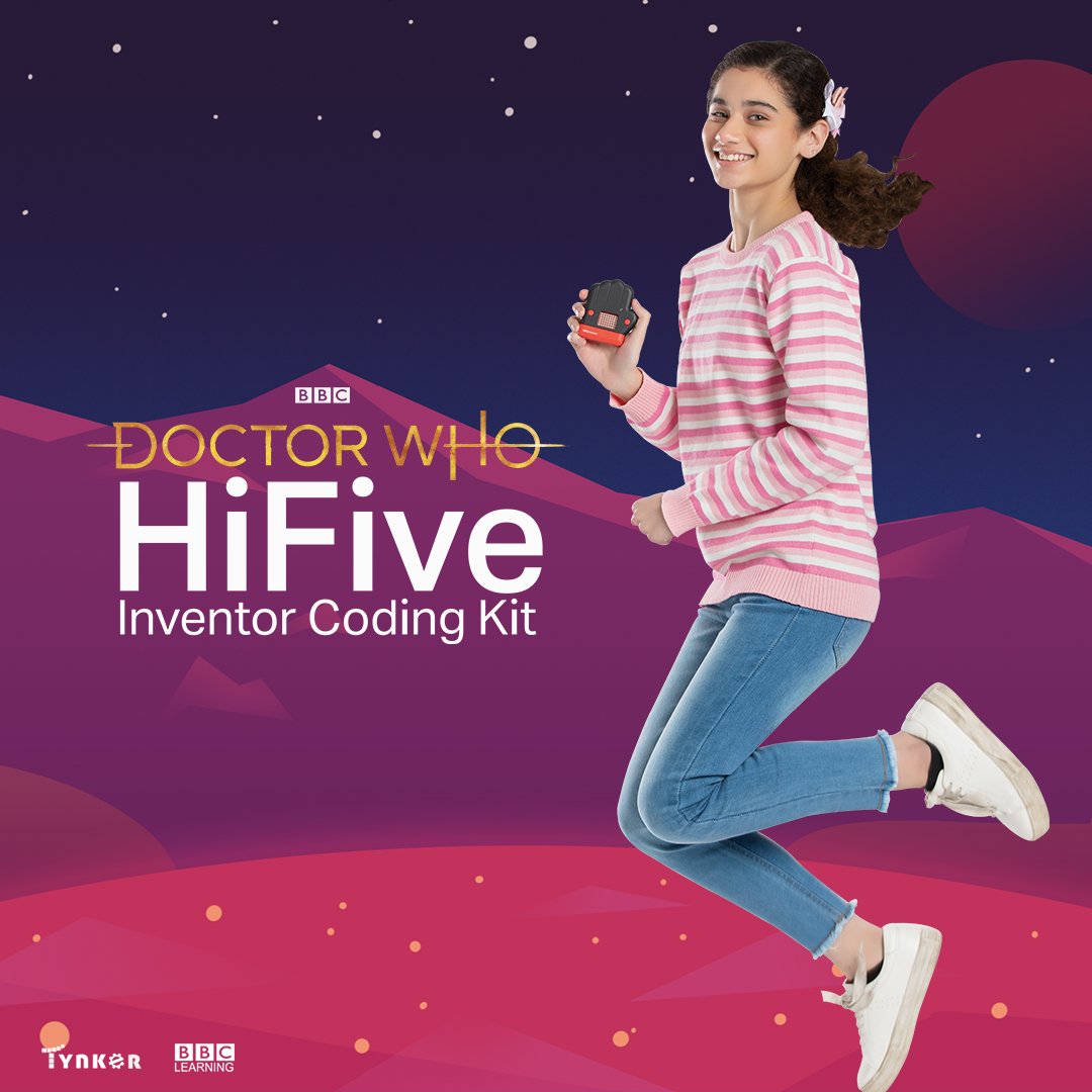 HifiveInventor's tweet image. Jump through space and time with the Doctor Who HiFive Inventor Coding Kit!
#DoctorWho #Coding #CodingKit #JodieOurDoctor #BBC #Education #dev_girls #programming #blockcoding #codinglife #whovian #lovecoders #peoplewhocode #internet #codepeople #womenintech #100DaysOfCode