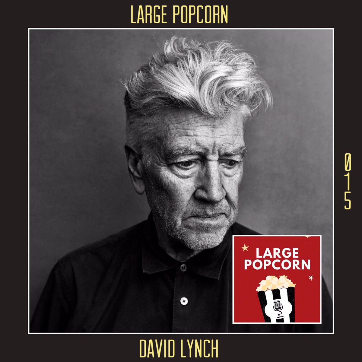 LargePopcornPod's tweet image. ‼️New Episode‼️
Ep 15: David Lynch w/ @Hugo_Pinai is now live. Let’s get weird, baby!

Topics include 
-Twin Peaks 🦉
-Eraserhead ✏️
-Elephant Man 🐘
-Blue Velvet 🎙
-Mulholland Drive 🚗 

Find our podcast here:
largepopcornpod.buzzsprout.com