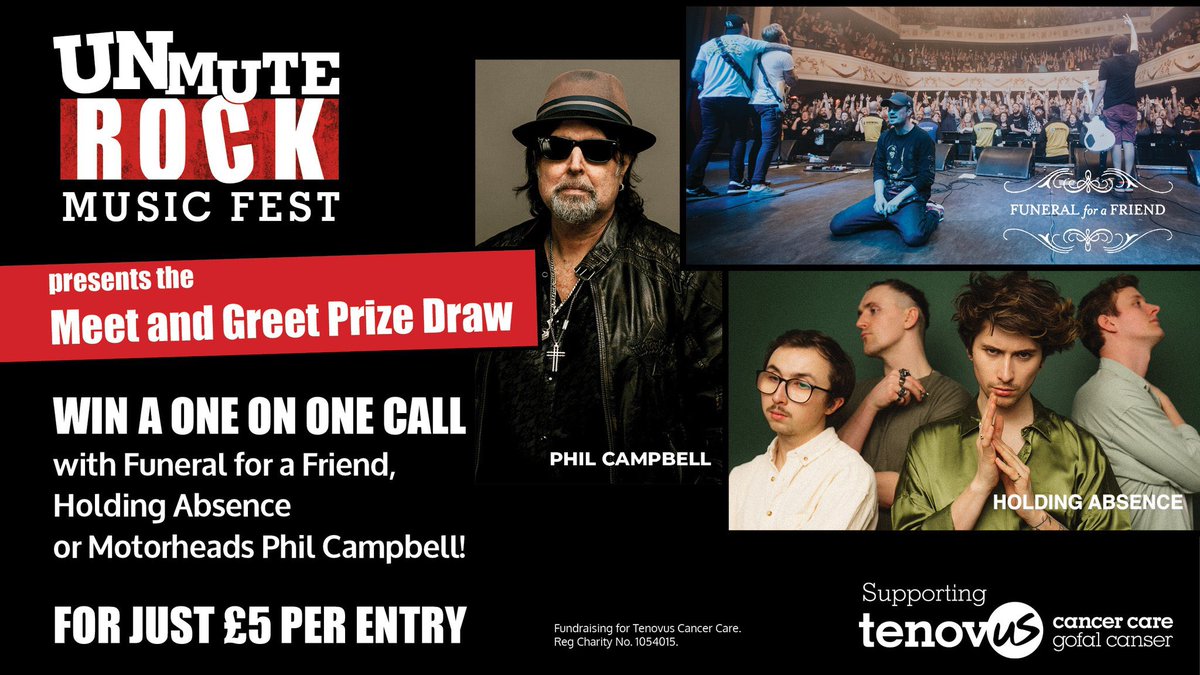 MotorheadPhil's tweet image. Win a 1 on 1 15 minute zoom chat with me ! Tickets are just £5 and all the money goes towards @tenovuscancer. Click here to enter: givergy.uk/UnMutePrizeDra…