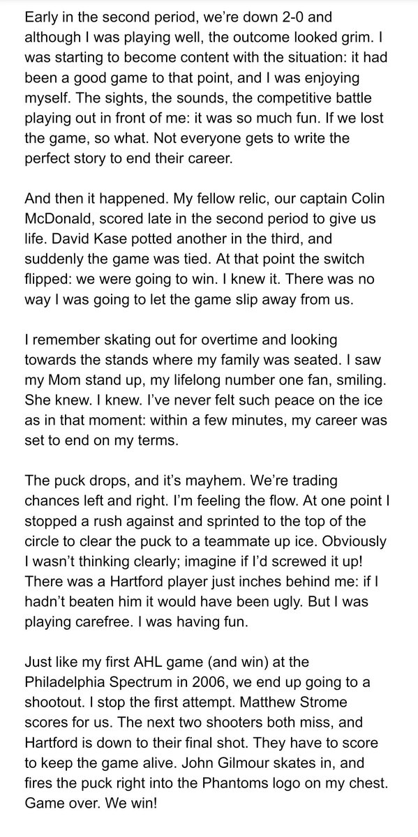 Today is the 2-year anniversary of my last professional game. It's quite a story. And one of the best moments of my life. I'll probably share this every year on April 13 and take a small victory lap Please read 