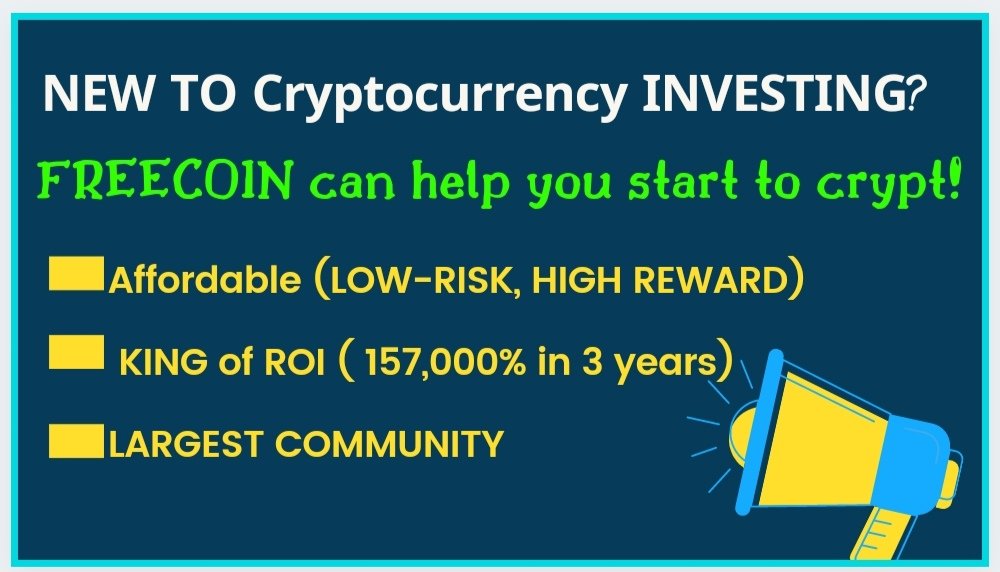 gracestrocio's tweet image. Hello $FREE COMMUNITY, let&apos;s share this to everyone who doesn&apos;t hold #FREECOIN. Let&apos;s introduce this project to more people so the demands could soar as high as the price!

157,000% ROI but still, it&apos;s so cheap! 😊🤸‍♂️🤑🤑🤑

#FREEcommunity