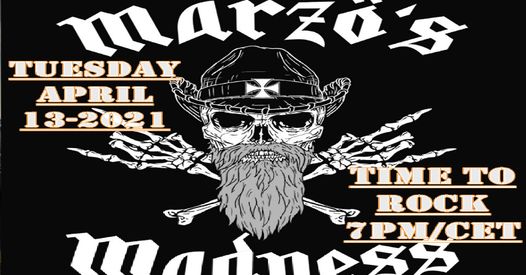 MarzosMadness's tweet photo. +++ ON AIR +++
(7pm/cet - April.13.2021) Marzo the master of madness and a new edition of Marzo's Madness Rockshow .... Tonight Pure Rock'n'Roll as always.... Tune In...Turn Up...Rock On... https://t.co/vdgC4ZtDfb #marzomccutter #marzosmadness #RockShow https://t.co/XFbVdZFYet