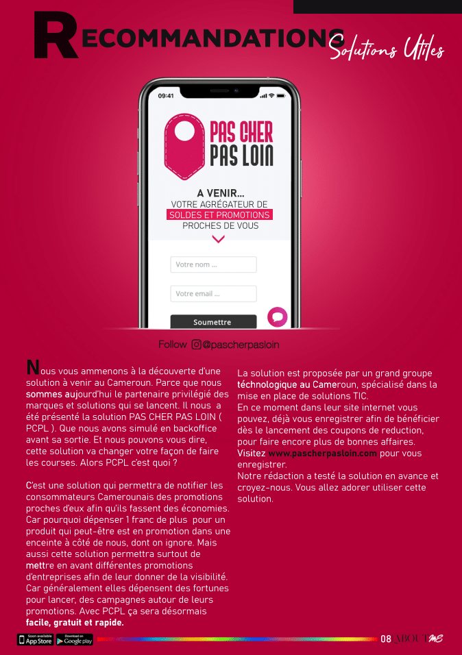 pascherpasloin's tweet photo. PCPL recommandé comme solutions utiles par le magazine About Me Mag.

#PCPL
#PasCherPasLoin https://t.co/pSgriQA376
