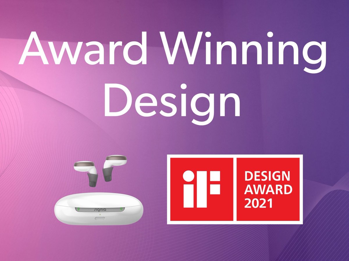 SigniaHearingUK's tweet image. Exciting news! #Signia have won the prestigious iF Design Award 2021 with #SigniaActive Pro. 

According to the jury, we have created a compelling solution to help people with hearing loss overcome the psychological hurdle of wearing hearing aids!  

#ifdesignaward2021 #ifdesign