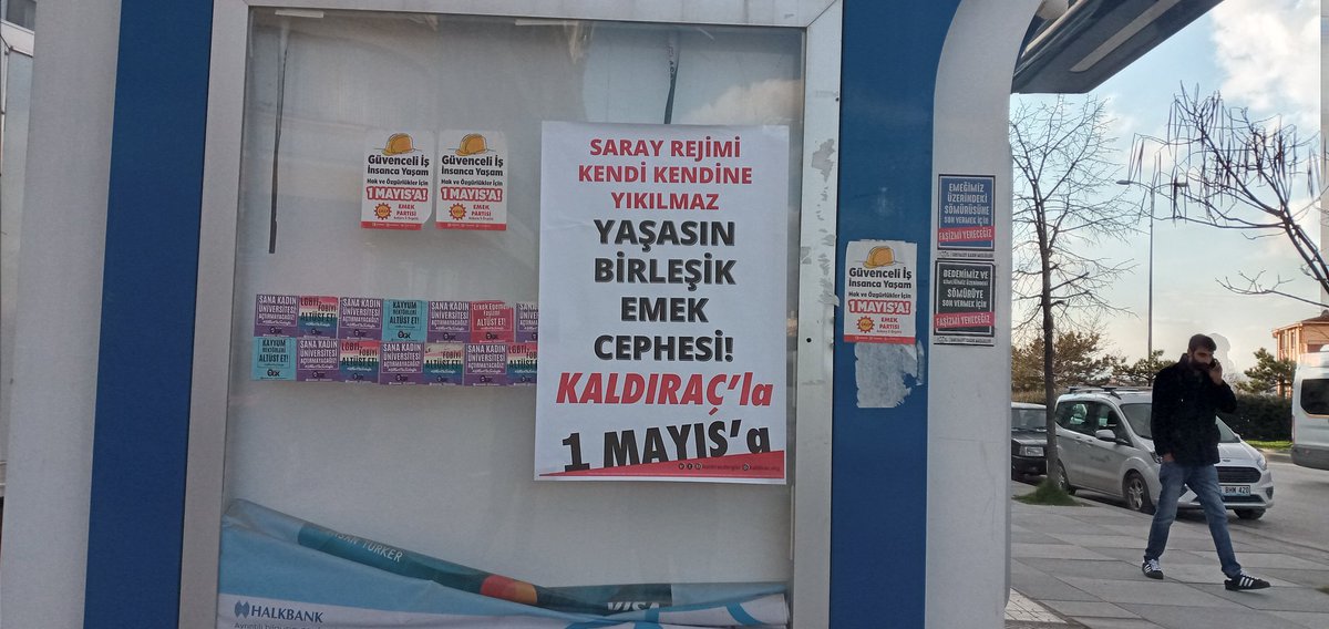 AkaderMamak's tweet photo. #Mamak
#Natoyolu
#1MAYIS'a 17 gün kala
Tüm yasaklamalar boşuna işçiler salgında ölüm ile açlık arasında bırakılırken yasaklar sadece hak arayanlara uygulanırken sessiz kalmayacağız #1Mayıs'ta sokaklarda hakkımız olan için tek ses olacağız https://t.co/EOUhv2gYSD