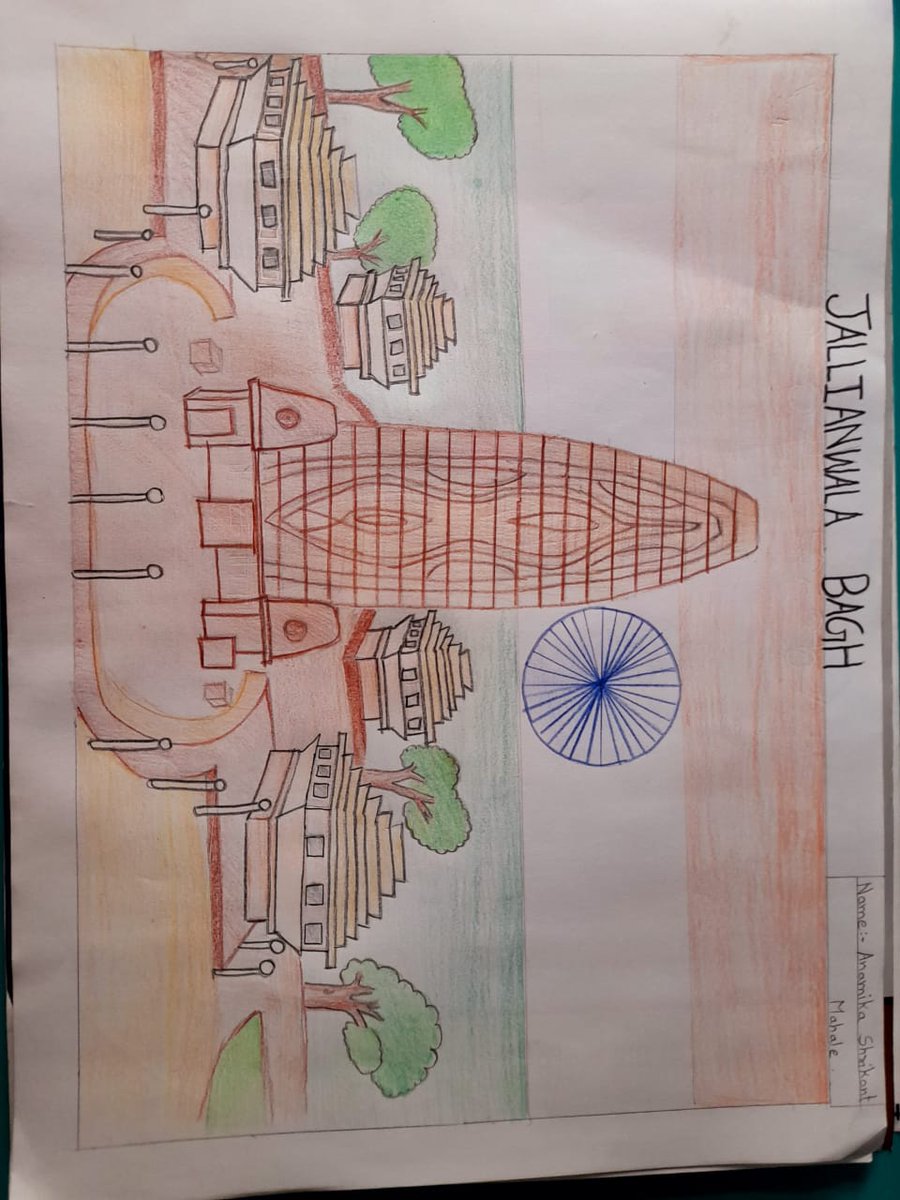 UnityMaximum's tweet photo. On account of India's freedom struggle Jalianwala bagh remembrance online poster making competition was conducted on 13 Apr 2021 at AECS Tarapur School of 5MGB @mumbai_group https://t.co/VVxxHhCabw
