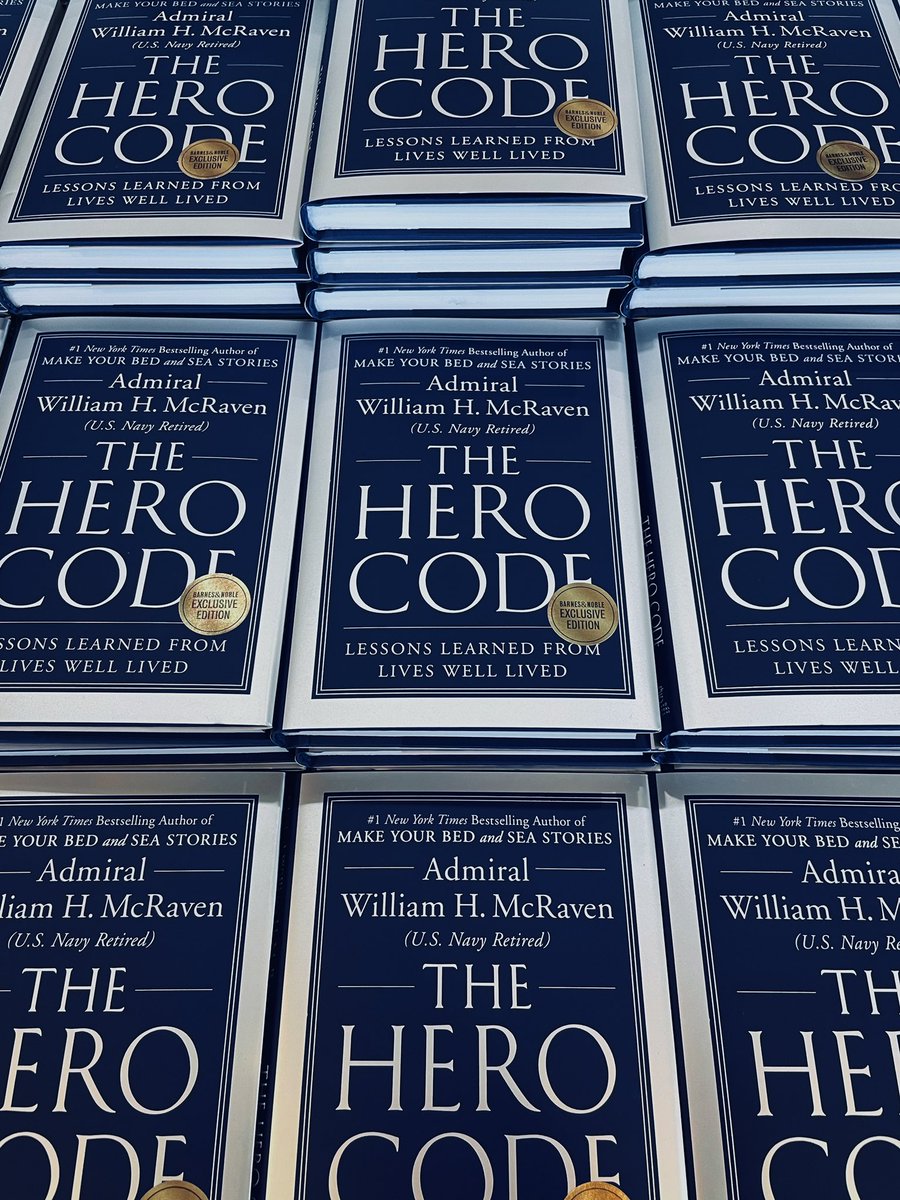 BNMiami's tweet photo. Graduation season is upon us! 

Admiral William H. McRaven’s new book is the perfect gift for the graduate in your life! 

Out today!

#theherocode #barnesandnoble #kendall #miami #MiamiDade https://t.co/goTyp7gvnF