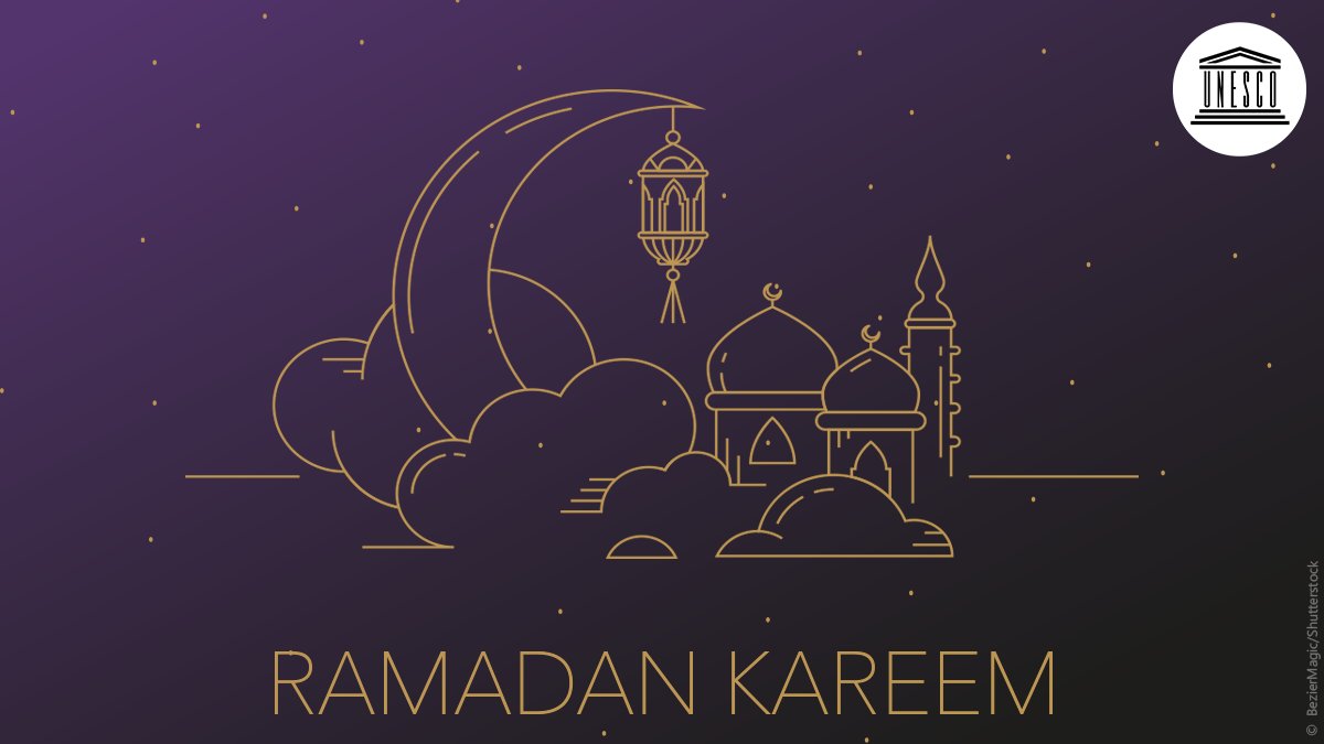 UNESCO's tweet photo. Best wishes to those celebrating Ramadan.

Now more than ever, may the month of #Ramadan and its  examples of solidarity, kindness and support to one another be a source of inspiration to all. #RamadanKareem!

#رمضان_كريم https://t.co/cG2zPyXDR6