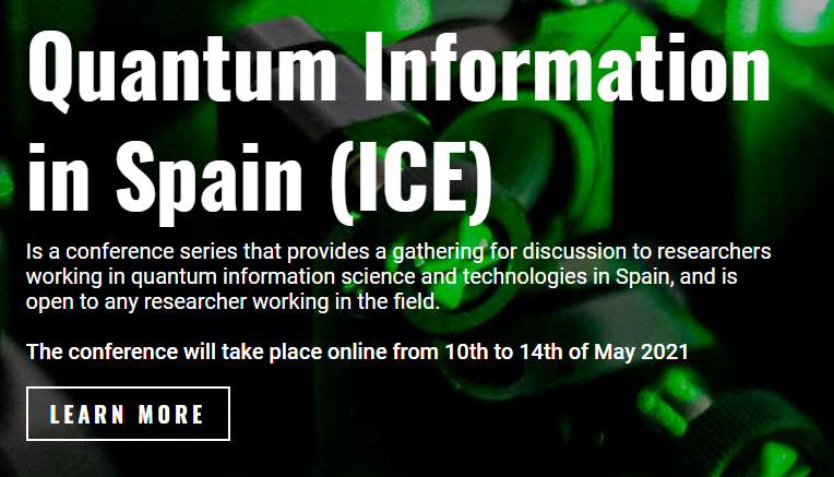 jjgarciaripoll's tweet photo. ICE-6, the online conference sponsored by the Spanish Network on Quantum Information and Quantum Technologies is still open for contributions. Please consider submitting your work on quantum technologies -- ICE-6 is *NOT* restricted to Spanish scientists!
https://t.co/TaSdhKrgLR https://t.co/6goBuTSUI0
