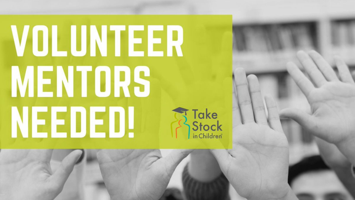 Take Stock in Children of Lake &amp; Sumter Counties is welcoming over 35 new students for their incoming class of 2021-2022, and they are in need of mentors! *Including one who is fluent in American Sign Language.

To learn more, fill out the form here: bit.ly/2Rz9U03