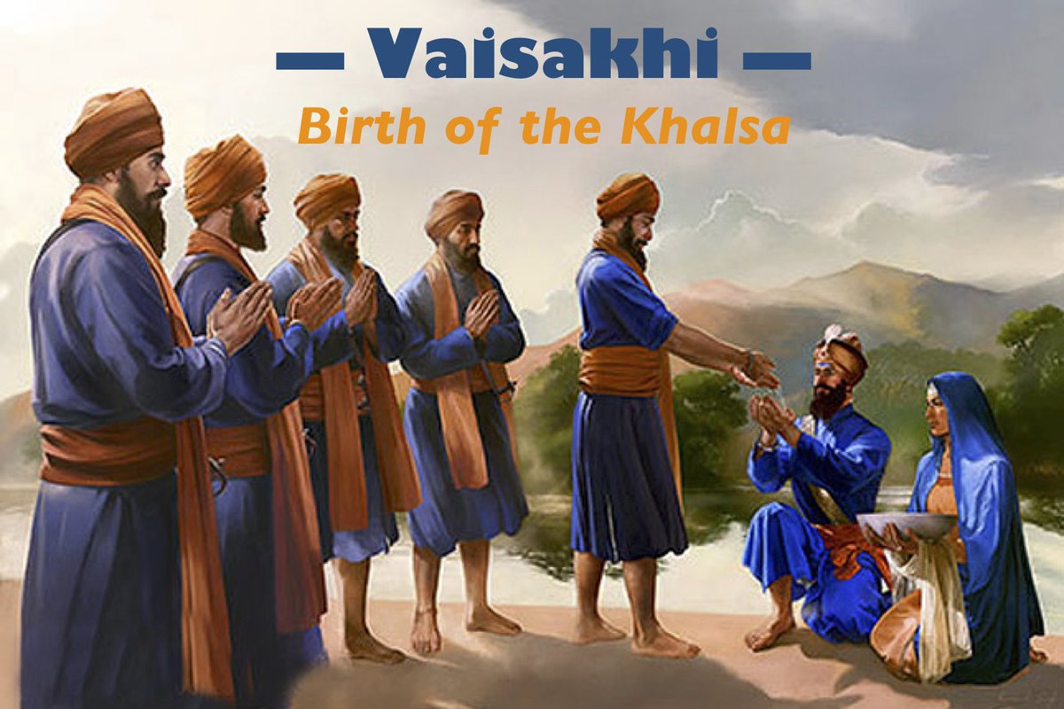 Happy  #Vaisakhi, commemorating the birth of the  #Khalsa:By the advent of Guru Gobind Singh, the masses in the field were flocking to align themselves with this community whose leaders were sacrificing their lives to resist and destroy the power of slave-masters.