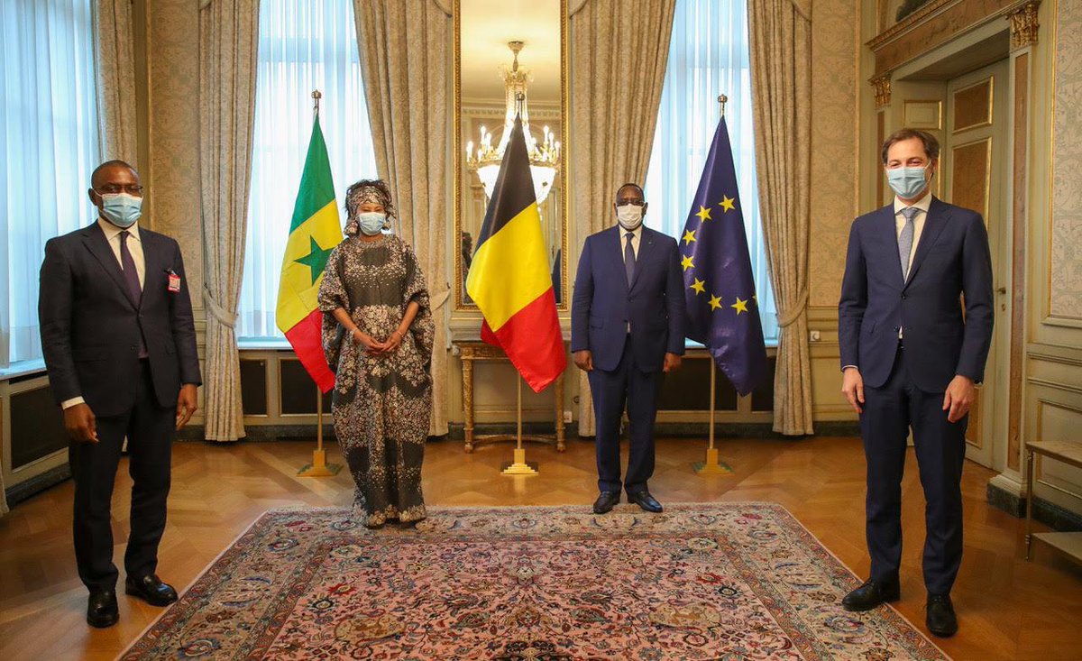Entretien avec le Premier ministre Belge. Beaucoup de dossiers de coopération ont été passés en revue dont l'Agropole Centre avec des investissements de plus de 47 Milliards Cfa et 100 entreprises belges qui ont manifesté leur intérêt #kebetu #Senegal