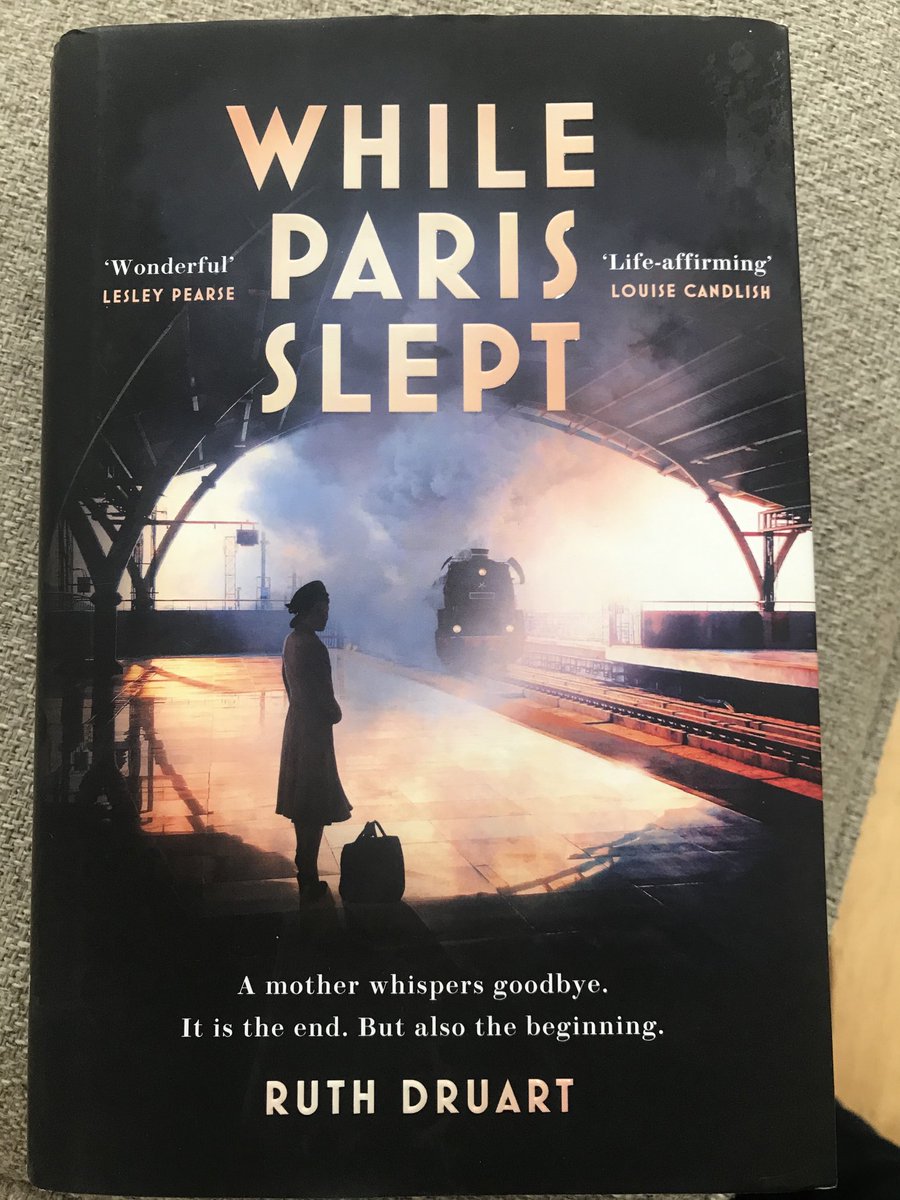 #WhileParisSlept ⁦@RuthDruart⁩   #HeadlinePublishing Lovely, lovely book, really emotional and made me cry. Thank you.