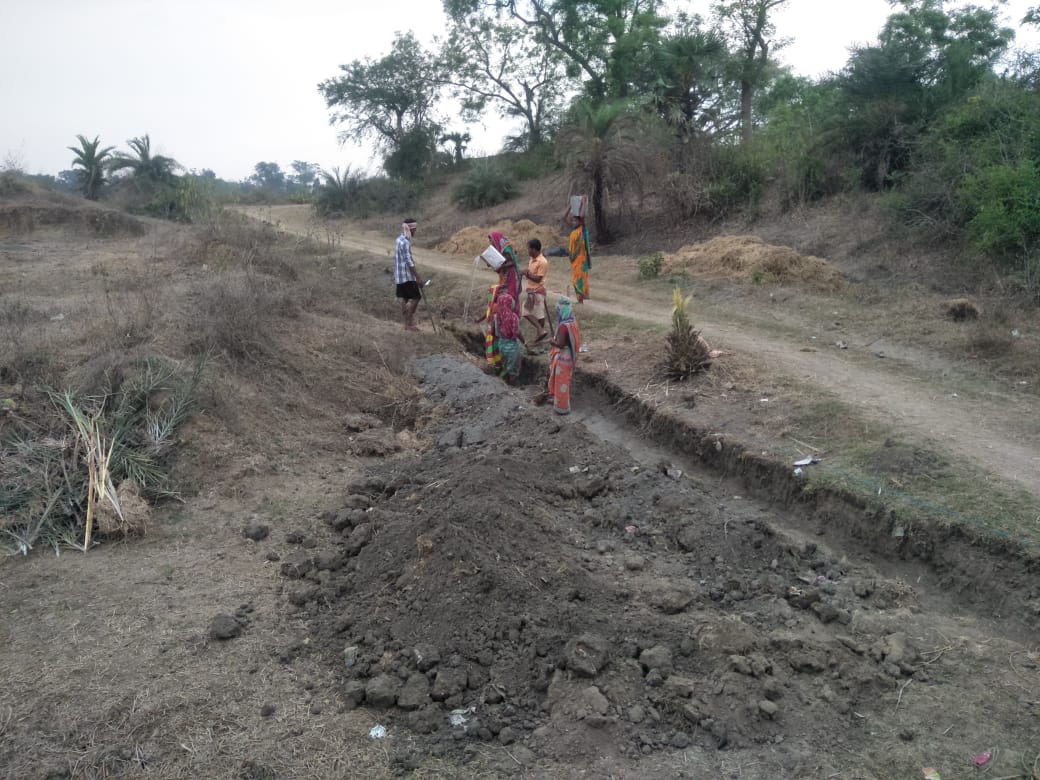 YSDIndia's tweet photo. People are getting jobs under #MGNREGS in various #GramPanchayat in #Khallikote &amp; #Purusottampur block in #Ganjam due to demand by the people through our #GPFacilitators.Thanks to the Sarpanch and GRS to start the work. #CRLR #APPI https://t.co/hfxzuWLzFP