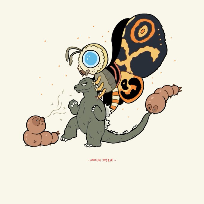 モスラのtwitterイラスト検索結果 古い順