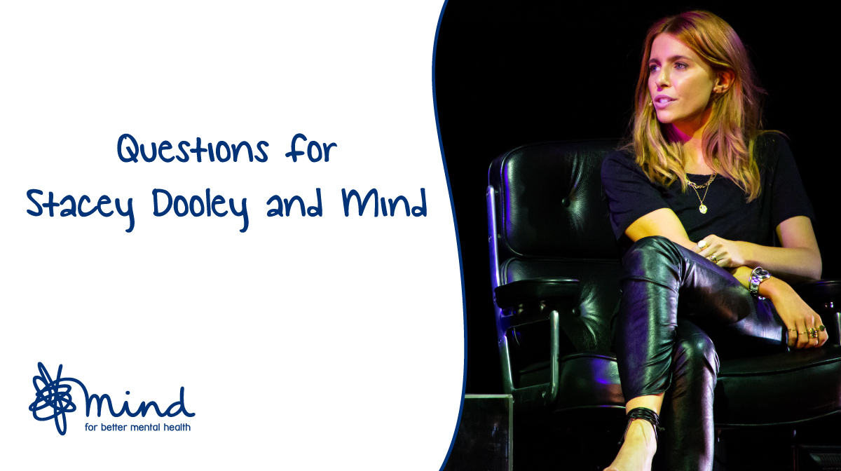 MindCharity's tweet image. ‘Back on the Psych Ward’ is TV presenter Stacey Dooley’s latest documentary, available to watch now on BBC Three, or tonight at 9pm on BBC Two. 

We’ll be over on Stacey’s Instagram for a Q&amp;amp;A tomorrow (14 April) to answer your questions on some of the topics raised and more.