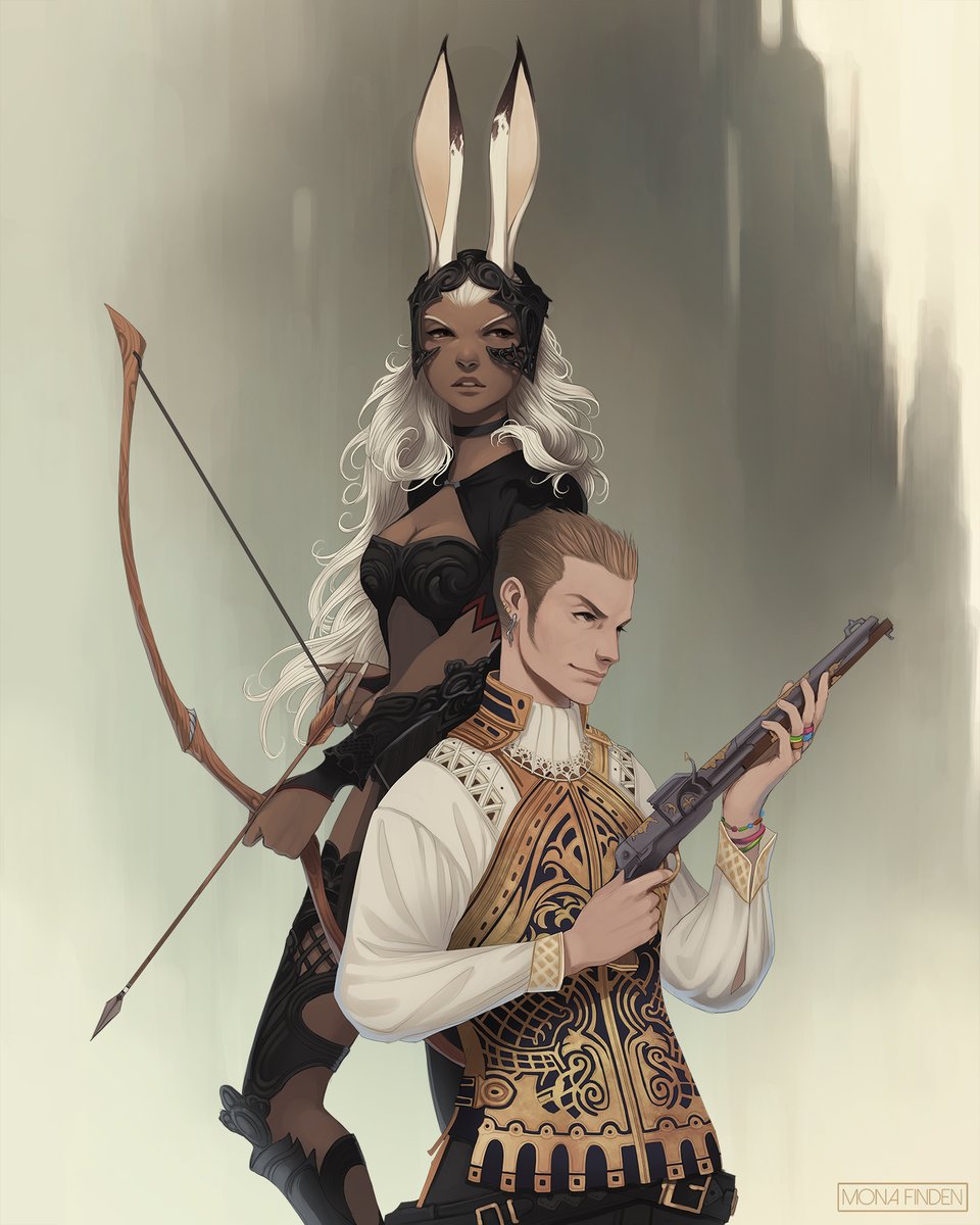 Final Fantasy 12 is seriously underappreciated! Here are my two favorite characters, Fran and Balthier - the sky pirate duo. ❤️
Available as print: inprnt.com/gallery/monanu…
.
#FinalFantasy #FF12 #gameart