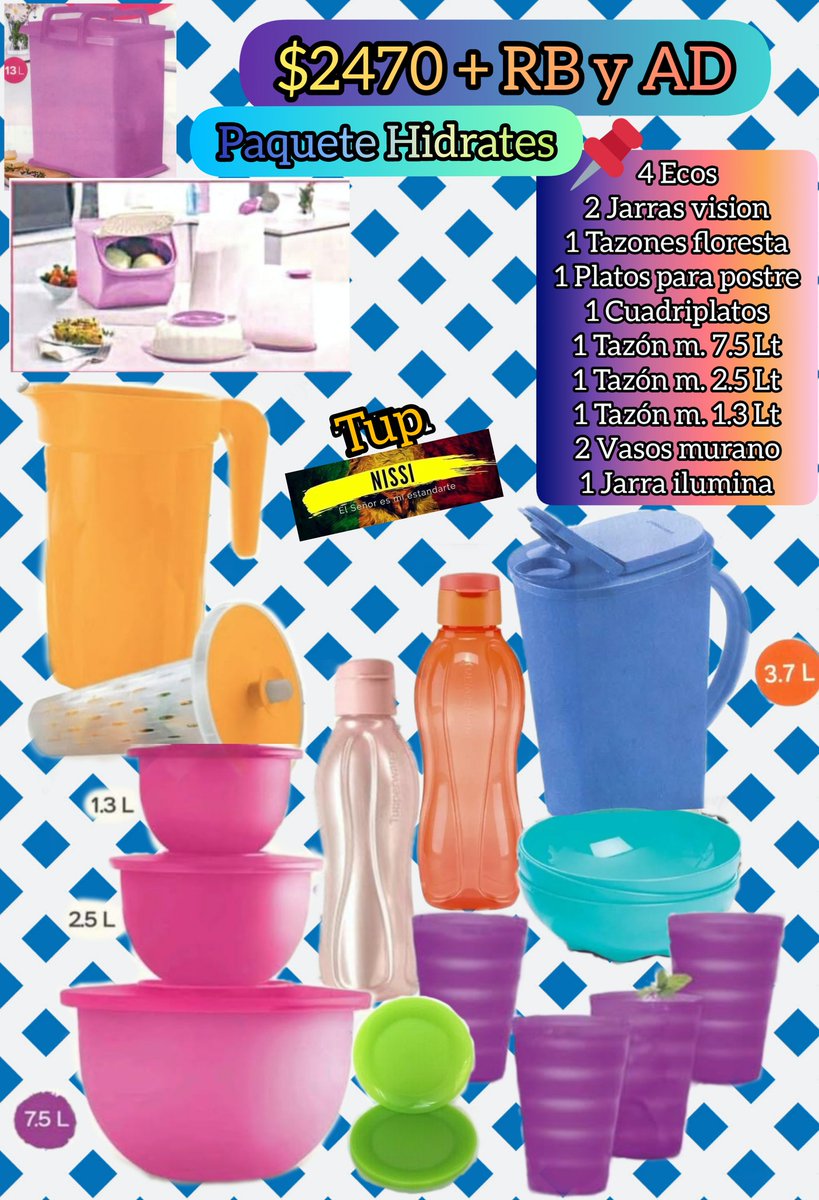 TTemapache's tweet image. Activate en semana 16 con este super!! Paquete y llevate RB y AD + Detonador a elegir (SHAPE-O x $100 o MAXI CRISTAL FLAS x $70)❗ 🤩👌🏻💦 #equiponissi #tupperwaretemapache #tupperwareacuario #tupper #tuperware #OfertasEspeciales #trabajo #México #paquete