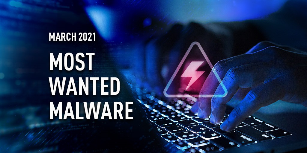 karinz's tweet photo. Which #bankingtrojan is affecting 11% of organizations globally and still #trending? It might not be who you think. @_CPResearch_ explains in March 2021’s Monthly #Malware Report: https://t.co/fxXUkVk2Da  #cybersecurity https://t.co/WNcdjUDOPb