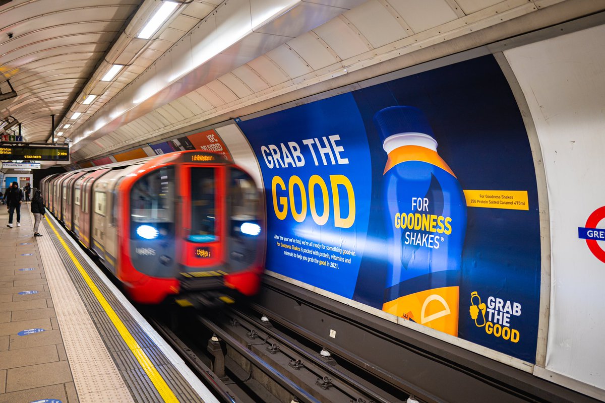 Londoners - now so many of you are out and about, have any of you seen our HUGE tube ads yet? They’re on platforms all over central London. Enjoy the lifting of restrictions (safely) and let us know in the comments if you’ve seen our ad!

#GrabTheGood #ForGoodnessShakes #London