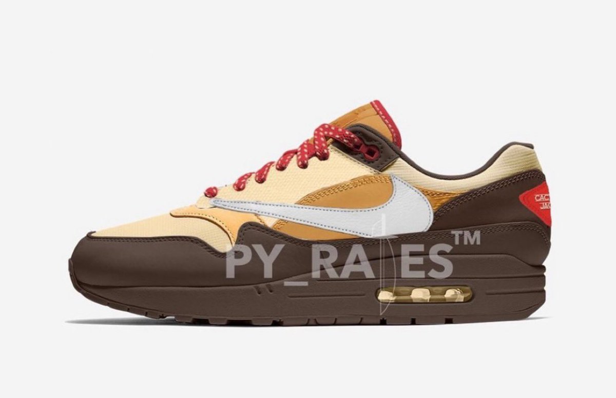 Travis Scott × Nike】Air Max 1 “Cactus Jack”が2021年ホリデー 