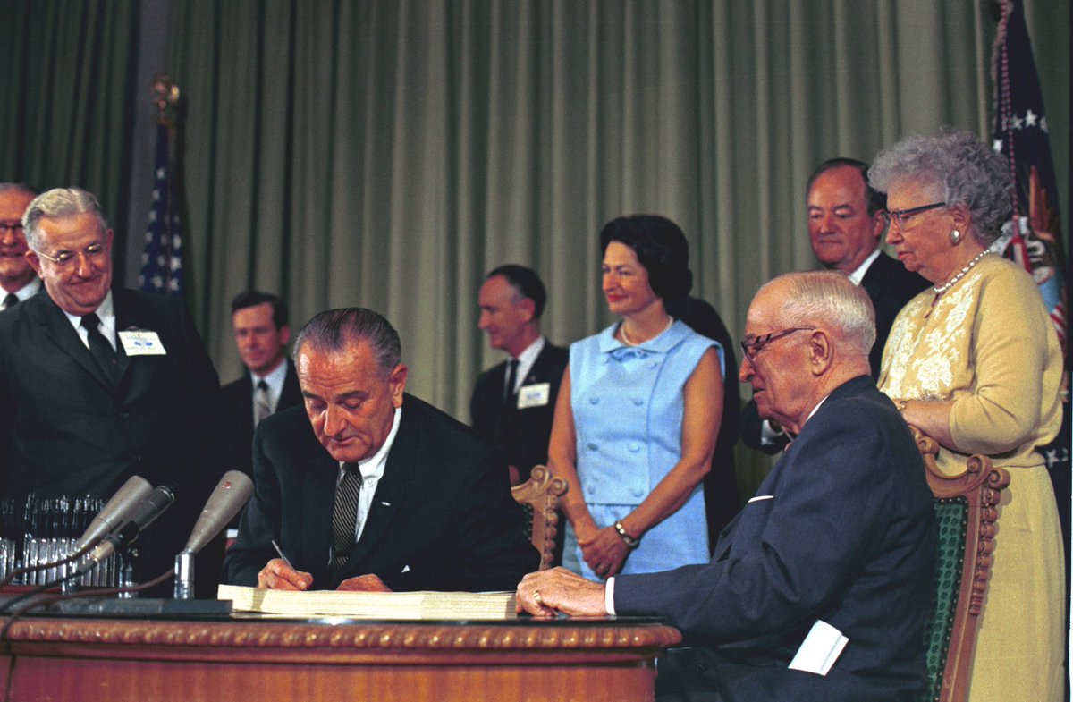 #37: Presidents (Part 1)President LBJ, in 1965 signed an amendment to the Social Security Act. This created Medicaid and Medicare health insurance for the elderly and low income families/individuals. He did this at the Harry S. Truman library in Independence, Mo.
