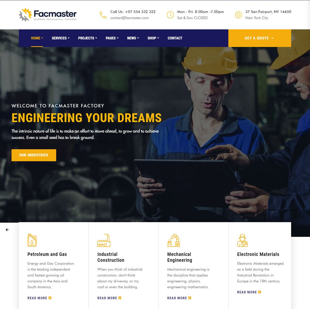 responsivemrcl's tweet photo. Whatever #engineering services or products you’re offering, these #engineeringwordpressthemes all feature a design and selection of features to make your website a success. Check out our collection:
https://t.co/9bSYq6pLCF
 #WordPress #engineeringwebsite #EngineersWordpressThemes https://t.co/MMiY5wE1UU