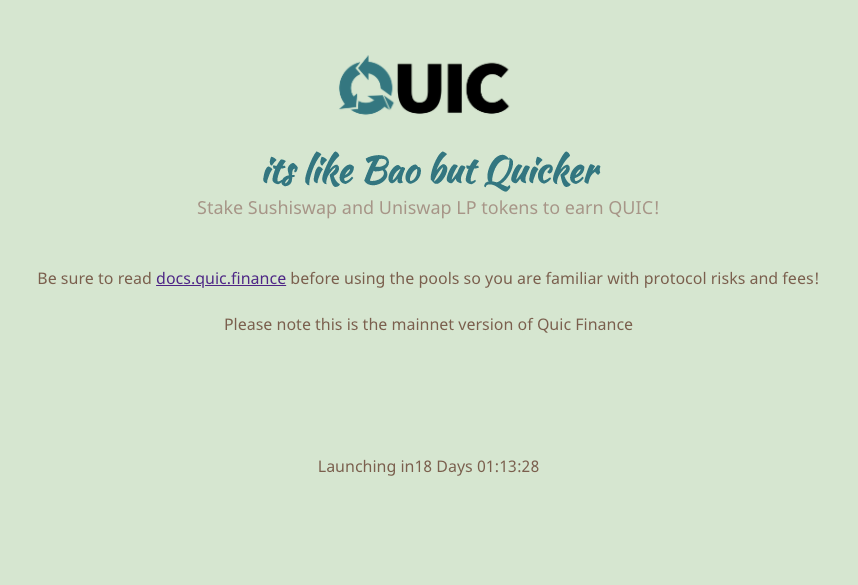 QuicFinance's tweet photo. The countdown has begun https://t.co/bMl8Lyz9wK