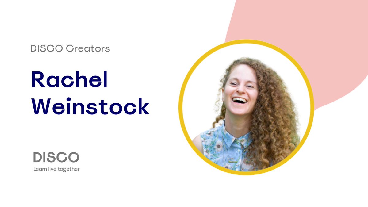 discolearn's tweet photo. And speaking of influential TikTok creators... we're delighted to officially announce our first creator on the Disco platform, Rachel Weinstock ✨  Rachel runs the Pre-Teen Club, an anti-bullying pre-teen club where she gives teens a safe space to unlearn, learn and belong. https://t.co/iPjGWgkV1j