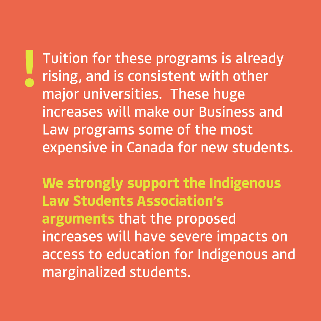 UASUualberta's tweet photo. (1/2) BREAKING: The @UAlberta recently informed your #UASU and the @ualbertaGSA about a slate of extremely steep tuition increases for some programs.👇 https://t.co/rnubU59ITa