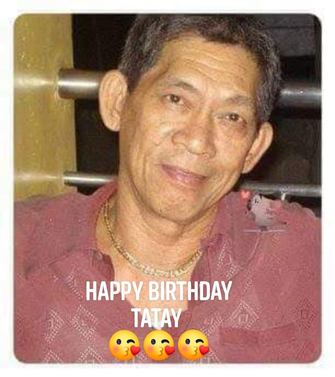 graciouse17's tweet photo. Happy birthday in heaven Tatay we love and miss u po 😘😘😘 https://t.co/twhV6sBZPU
