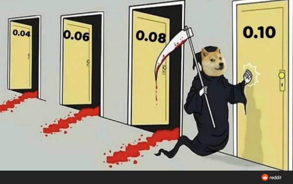 Dsaintevil's tweet photo. Knock knock .. Guess who's here. #dogetothemoon #dogecoin https://t.co/5v9LH1NwIg