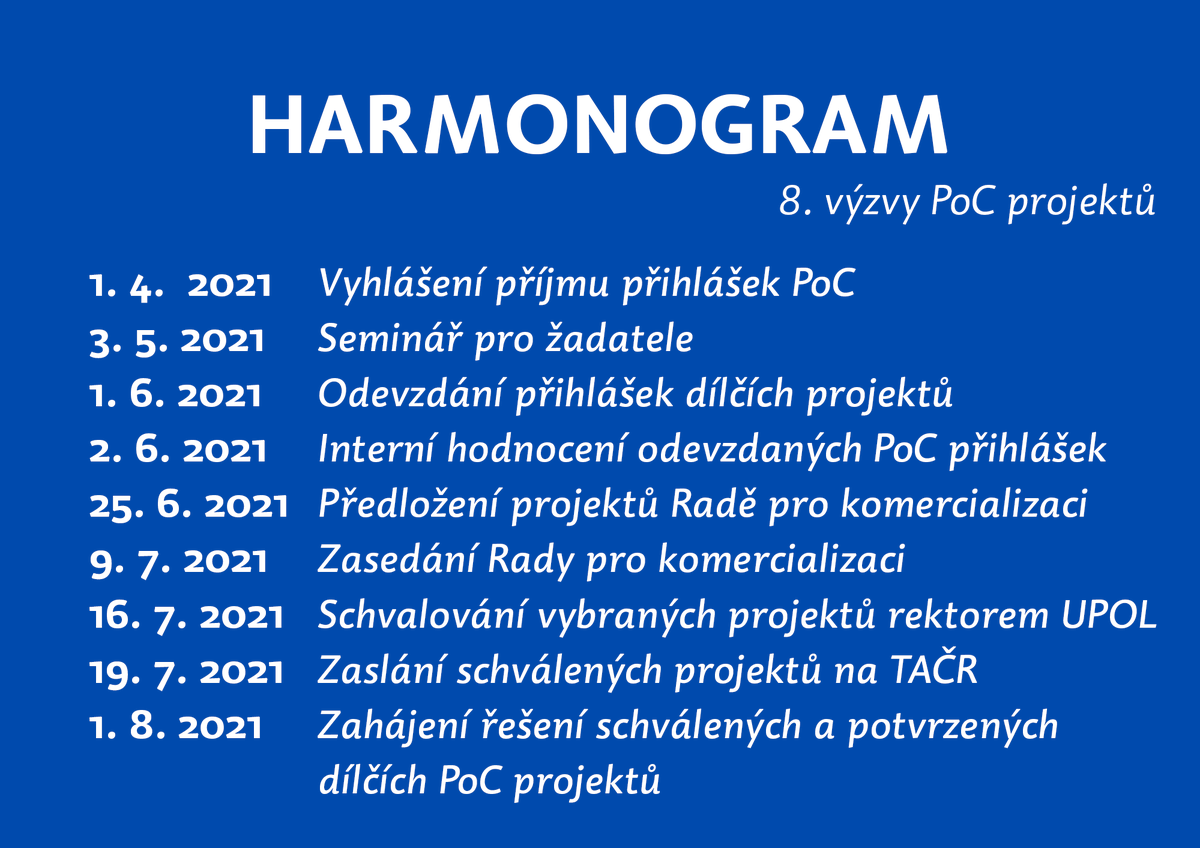 VTPUPOlomouc's tweet photo. 8. kontinuální výzva je v plném proudu a dnes vám přínášíme všechna důležitá data!
#poc #proofofconcept #podnikaninauniverzite #transferznalosti https://t.co/EE6xWfnIWJ