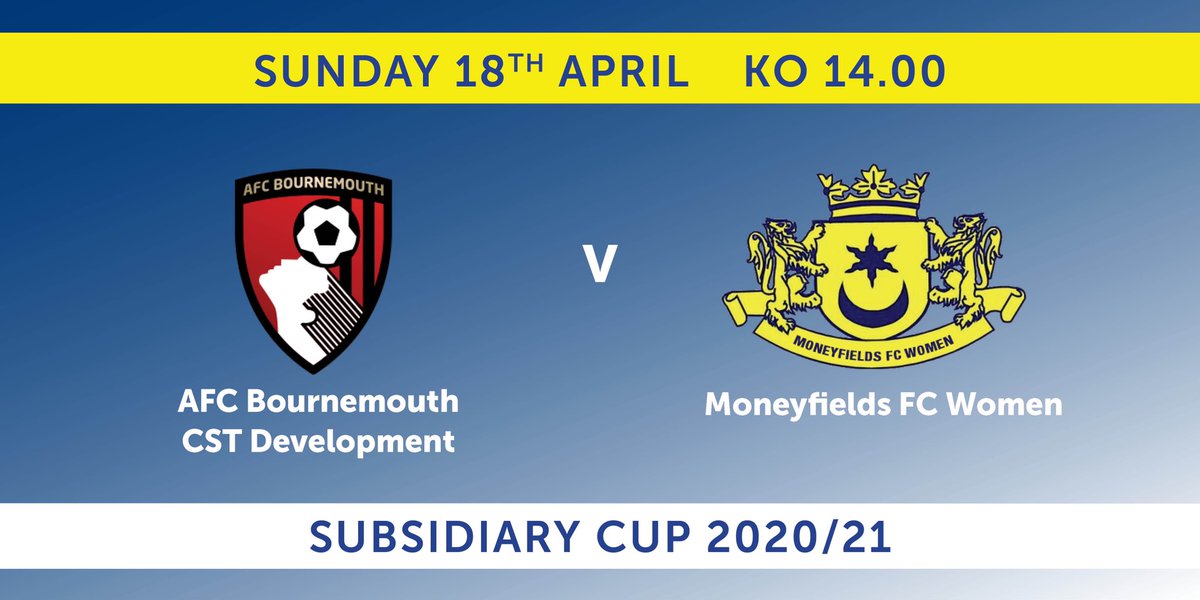 MoneysFCWomen's tweet photo. 𝕋𝕙𝕚𝕤 𝕊𝕦𝕟𝕕𝕒𝕪...
We turn our attention to the @SthRgnWFL Subsidiary Cup where we face @AFCBCommunity Development.
Due to current government guidelines, unfortunately no spectators allowed.
#UPTHEMONEYS
💛💙
@HytheGroup https://t.co/OfPluxwTvg