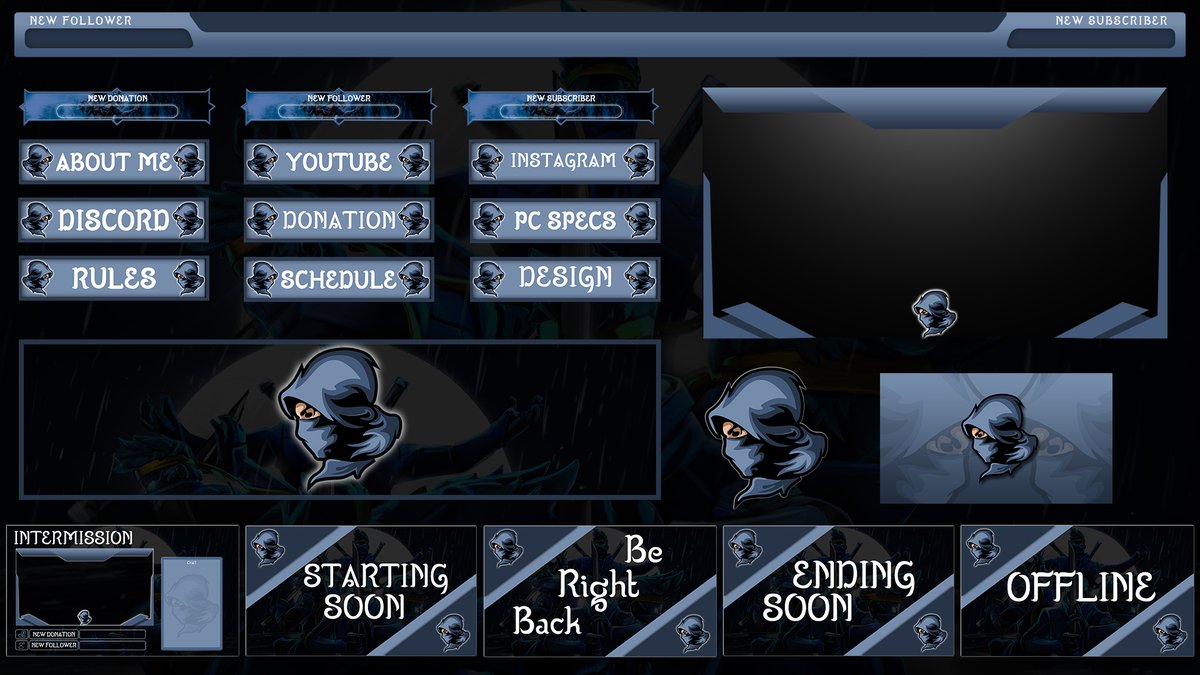 TasDesign3's tweet image. Are you looking for twitch overlay design?
You can make order herehttps://www.fiverr.com/share/l3aoqb
#twitchaffiliate
#twitchtv #twitchstream 
#twitchoverlay 
#twitchpanel 
#twitchscreen 
#brb 
#twitchemotes 
#gamer