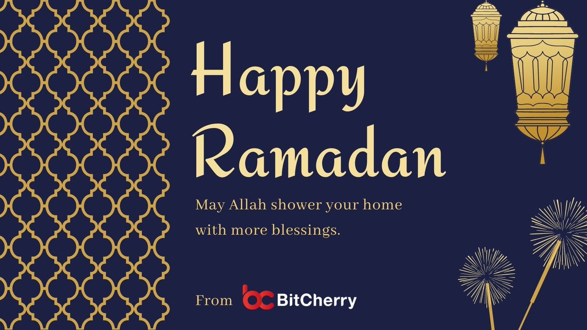 Wishing a peaceful and blessed Ramadan to those celebrating, from #BitCherry 

#RamadanKareem 
#RamadanMubarak