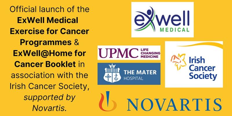UPMCinIreland's tweet image. Proud to support @exwell_medical in their Exercise for Cancer Programmes, embedding exercise into the routine care pathways of cancer patients. Virtual launch tomorrow, Wed 14 April, 11am - 12:15pm here: bit.ly/3wTNiY6. @NovartisIreland @TheMaterFoundat @IrishCancerSoc