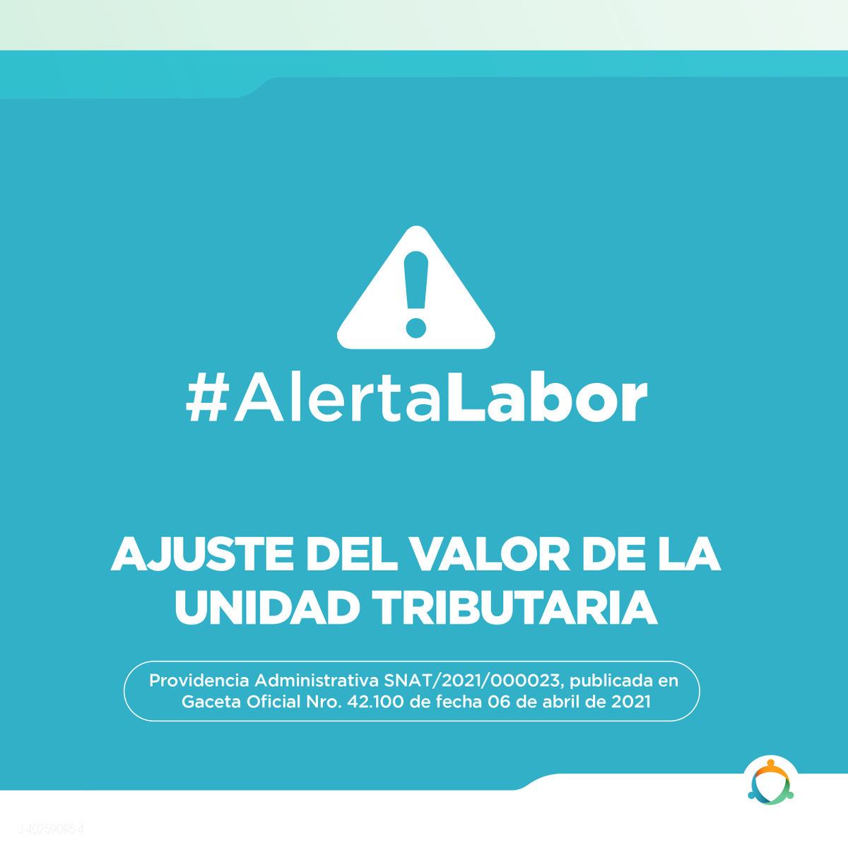 LaborGG's tweet photo. #AlertaLabor: Reajuste de la UT a Bs. 20.000,00.

El mismo comenzó a surtir efecto desde el pasado 06 de abril de 2021.

Recuerde actualizar su planilla AR-1 de los trabajadores. https://t.co/NXaIdAuYpK