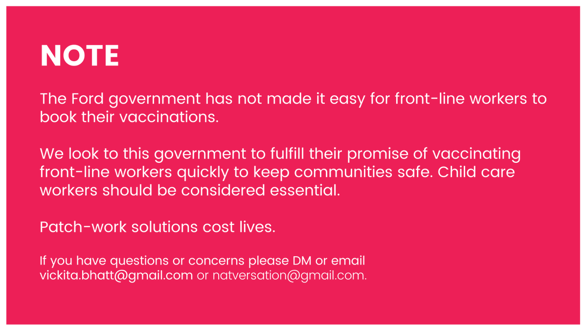 Peel community📢: A few friends and I have put together an info graphic to help folks navigate the vaccination booking process. Please share widely, our community has been hit hard. 1/