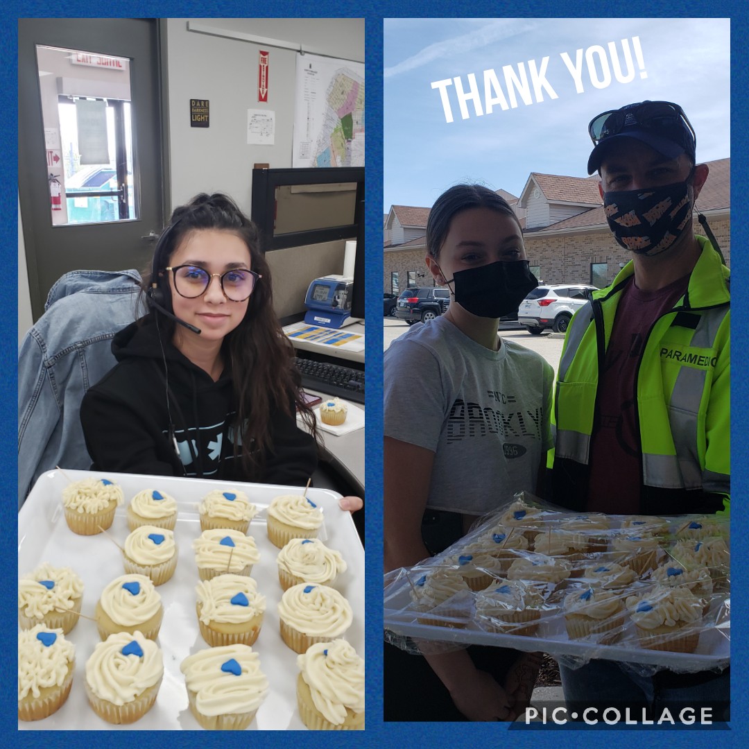 quicklikethat's tweet photo. Thank you @Werds35 and family for  the amazing treats! Happy National Public Safety Telecommunicators Week!! https://t.co/7Cwc3vOxbq