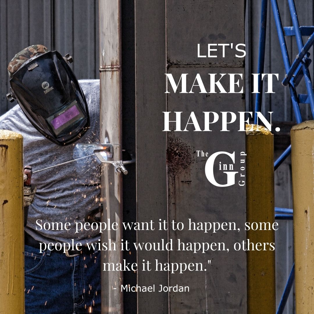 'Some people want it to happen, some people wish it would happen, others make it happen.' - Michael Jordan, NBA Player 🏀

Let's make it happen. 💪

theginngroup.com/welcome/

#TheGinnGroup #MichaelJordan #MakeItHappen #VeteranOwned #SmallBusiness #ServiceDisabled #FederalContract